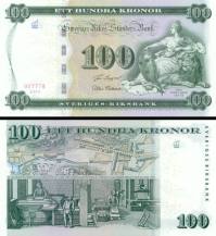 *100 Korún Švédsko 2005 P65 UNC , pamätná bankovka v obale - Kliknutím na obrázok zatvorte -